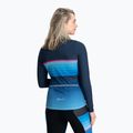 Dámské cyklistické tričko longsleeve  Rogelli Impress II blue/pink 3