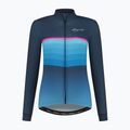 Dámské cyklistické tričko longsleeve  Rogelli Impress II blue/pink 5