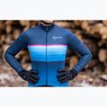 Dámské cyklistické tričko longsleeve  Rogelli Impress II blue/pink 7