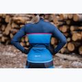 Dámské cyklistické tričko longsleeve  Rogelli Impress II blue/pink 8