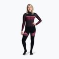 Dámské cyklistické tričko longsleeve  Rogelli Impress II bordeaux / coral 2