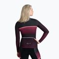 Dámské cyklistické tričko longsleeve  Rogelli Impress II bordeaux / coral 3