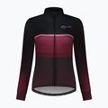 Dámské cyklistické tričko longsleeve  Rogelli Impress II bordeaux / coral 5