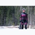 Dámské cyklistické tričko longsleeve  Rogelli Impress II bordeaux / coral 7