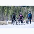 Dámské cyklistické tričko longsleeve  Rogelli Impress II bordeaux / coral 11
