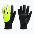 Pánské cyklistické rukavice Rogelli Core II Winter Windproof fluor