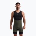 Pánské cyklistické šortky Rogelli Signature Bib Short green
