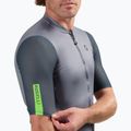 Pánský cyklistický dres Rogelli Fast grey / turguoise 4