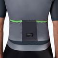 Pánský cyklistický dres Rogelli Fast grey / turguoise 5