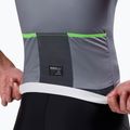 Pánský cyklistický dres Rogelli Fast grey / turguoise 6