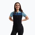 Dámský cyklistický dres Rogelli Core Block W black/blue/dark blue