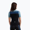 Dámský cyklistický dres Rogelli Core Block W black/blue/dark blue 2