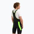 Pánské cyklistické šortky Rogelli Core Bib Short  black/fluor yellow 2