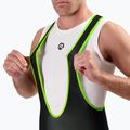 Pánské cyklistické šortky Rogelli Core Bib Short  black/fluor yellow 3