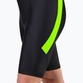 Pánské cyklistické šortky Rogelli Core Bib Short  black/fluor yellow 4