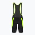 Pánské cyklistické šortky Rogelli Core Bib Short  black/fluor yellow 7
