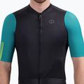 Pánský cyklistický dres Rogelli Fast black/teal/green 3