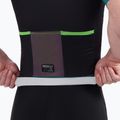 Pánský cyklistický dres Rogelli Fast black/teal/green 4
