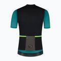 Pánský cyklistický dres Rogelli Fast black/teal/green 7