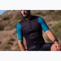 Pánský cyklistický dres Rogelli Fast black/teal/green 10