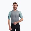 Pánský cyklistický dres Rogelli Fast grey/dusty teal/teal
