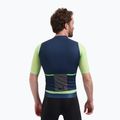 Pánský cyklistický dres Rogelli Fast blue/lime 2