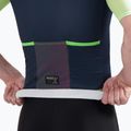 Pánský cyklistický dres Rogelli Fast blue/lime 3