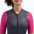 Dámský cyklistický dres Rogelli Fast ebony/pink/coral 3