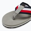 Pánské žabky Tommy Hilfiger Corporate Beach Sandal antique silver 7