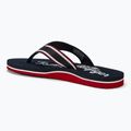 Tommy Hilfiger Im Graphic Beach Sandal dámské žabky space blue 3