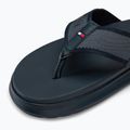 Pánské žabky Tommy Hilfiger Comfort Toe Post Beach Sandal desert sky 7
