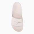 Dámské nazouváky   Tommy Jeans Printed Pu Pool Slide ecru 6