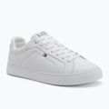 Pánské boty Tommy Hilfiger Icon Court Lth Flag Ess white