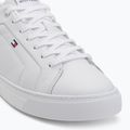 Pánské boty Tommy Hilfiger Icon Court Lth Flag Ess white 7