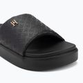 Dámské nazouváky Tommy Hilfiger Platform Monogram Poolslide black 7