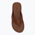 Pánské žabky  Tommy Hilfiger Leather Beach Sandal winter cognac 5