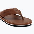 Pánské žabky  Tommy Hilfiger Leather Beach Sandal winter cognac 7