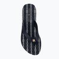 Dámské žabky Tommy Hilfiger Im Th Chainprint Midwedge Sandal space blue 5