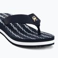 Dámské žabky Tommy Hilfiger Im Th Chainprint Midwedge Sandal space blue 7