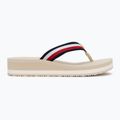 Dámské žabky Tommy Hilfiger Corp Mid Wedge Beach Sandal muslin 2