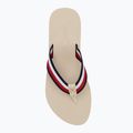 Dámské žabky Tommy Hilfiger Corp Mid Wedge Beach Sandal muslin 5