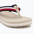 Dámské žabky Tommy Hilfiger Corp Mid Wedge Beach Sandal muslin 7