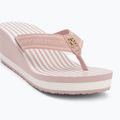 Dámské žabky Tommy Hilfiger Stripes Wedge Beach Sandal foggy pink 7