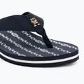 Dámské žabky Tommy Hilfiger Chain Print Beach Sandal space blue 7