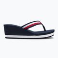 Dámské žabky Tommy Hilfiger Corporate Wedge Beach Sandal space blue 2