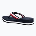 Dámské žabky Tommy Hilfiger Corp Mid Wedge Beach Sandal space blue 3