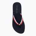 Dámské žabky Tommy Hilfiger Corp Mid Wedge Beach Sandal space blue 5