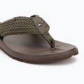 Pánské žabky  Tommy Hilfiger Molded Web Beach Sandal army green 7