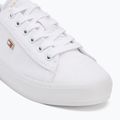 Dámské tenisky Tommy Hilfiger Vulc Canvas Lace Up white 7