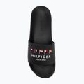 Pánské nazouváky  Tommy Hilfiger Flags Pool Slide black 6